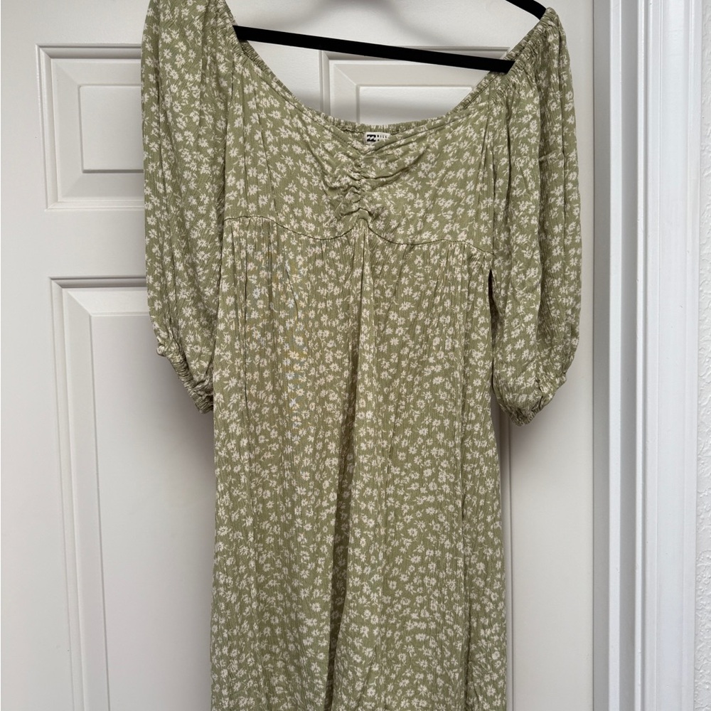Billabong Olive Floral Top